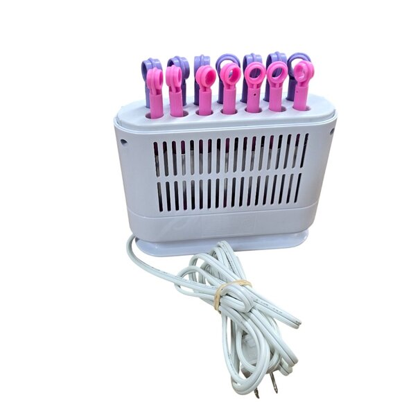 Conair Hot Sticks HS18R Purple Pink 14 Curlers - Picture 3 of 7
